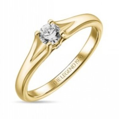 Помолвочное кольцо R01-SL06-020-G2-М12982 - Ювелирный бренд Московский ювелирный завод